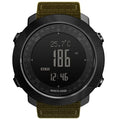 Relógio Digital Esportivo Masculino NORTH EDGE – Funções para Corrida e Natação, Estilo Militar, com Altímetro, Barômetro e Bússola – Resistente à Água (50m)