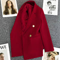 Blazer Feminino Verde-Vibrante Estiloso – Novo Modelo Estilo Coreano (Primavera/Outono 2026) – Tendência de Influenciadoras
