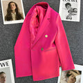Blazer Feminino Verde-Vibrante Estiloso – Novo Modelo Estilo Coreano (Primavera/Outono 2026) – Tendência de Influenciadoras