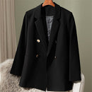 Blazer Feminino Verde-Vibrante Estiloso – Novo Modelo Estilo Coreano (Primavera/Outono 2026) – Tendência de Influenciadoras