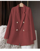 Blazer Feminino Verde-Vibrante Estiloso – Novo Modelo Estilo Coreano (Primavera/Outono 2026) – Tendência de Influenciadoras