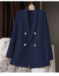 Blazer Feminino Verde-Vibrante Estiloso – Novo Modelo Estilo Coreano (Primavera/Outono 2026) – Tendência de Influenciadoras