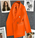 Blazer Feminino Verde-Vibrante Estiloso – Novo Modelo Estilo Coreano (Primavera/Outono 2026) – Tendência de Influenciadoras