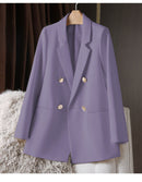 Blazer Feminino Verde-Vibrante Estiloso – Novo Modelo Estilo Coreano (Primavera/Outono 2026) – Tendência de Influenciadoras