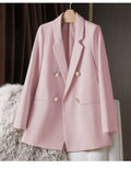 Blazer Feminino Verde-Vibrante Estiloso – Novo Modelo Estilo Coreano (Primavera/Outono 2026) – Tendência de Influenciadoras