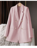 Blazer Feminino Verde-Vibrante Estiloso – Novo Modelo Estilo Coreano (Primavera/Outono 2026) – Tendência de Influenciadoras