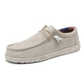 Tênis Masculino Casual de Marca – Estilo Jeans e Lona, Respirável, Confortável para Caminhada, Tamanhos Grandes, Leve e Estilo Loafer
